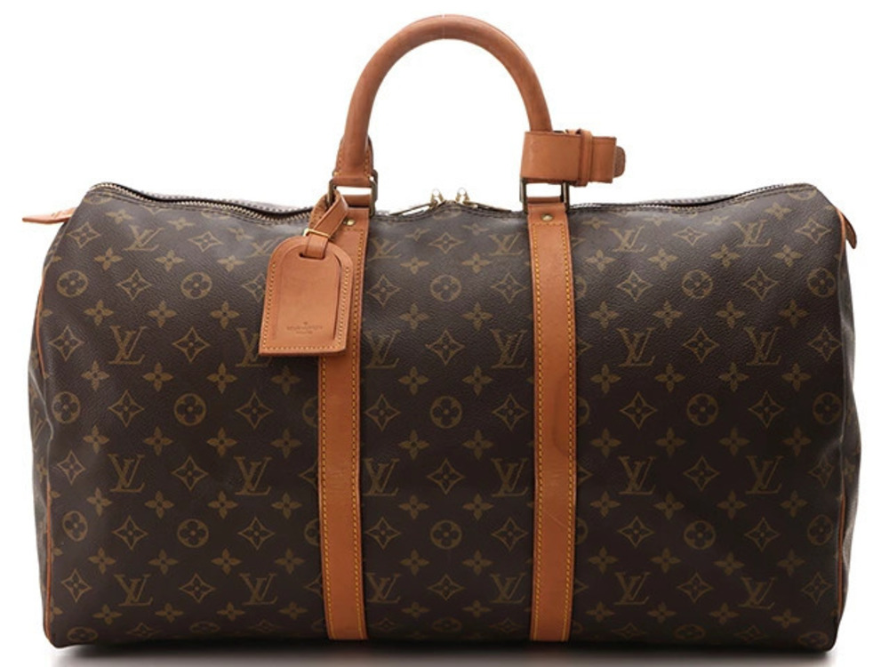 LOUIS VUITTON Keepall Boston Bag Monogram